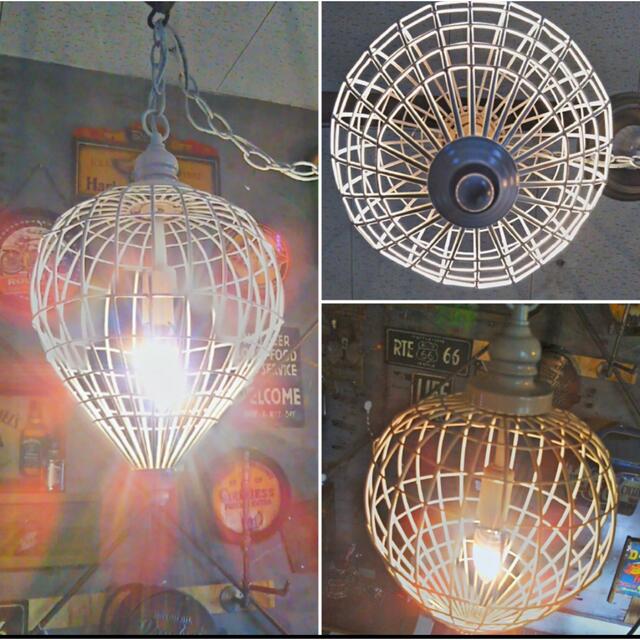 Lattice DROP Lamp/ ペンダントライト（グレーホワイト）  インテリア/住まい/日用品のライト/照明/LED(天井照明)の商品写真