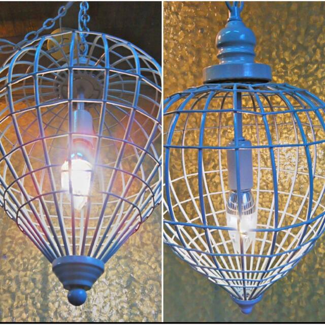 Lattice DROP Lamp/ ペンダントライト（グレーホワイト）  インテリア/住まい/日用品のライト/照明/LED(天井照明)の商品写真