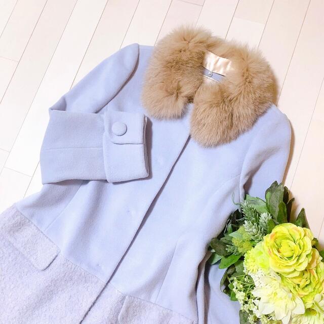 Apuweiser-riche - Apuweiser-riche❤︎大人可愛いツイード切替ノーカラーコート