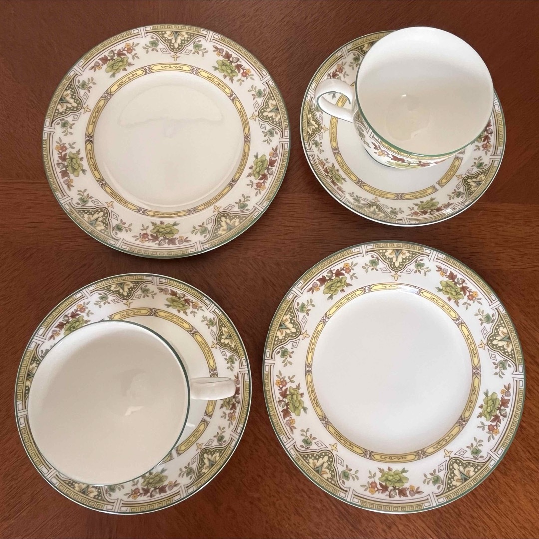 WEDGWOOD(ウェッジウッド)の【黒壺美品】ウェッジウッド★タマリスク★トリオ　ペア インテリア/住まい/日用品のキッチン/食器(食器)の商品写真