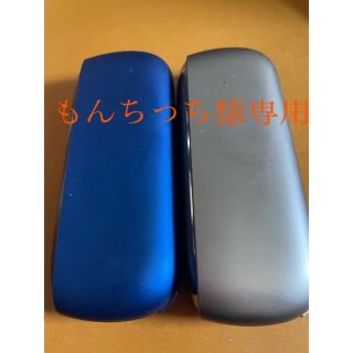 アイコス(IQOS)のiQOS 3 DUO ブルー　シルバー本体のみ(タバコグッズ)