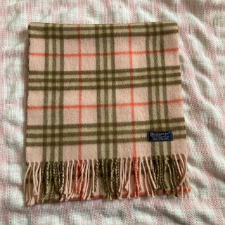 バーバリー(BURBERRY)の美品★Burberry★バーバリー★マフラー★ピンク(マフラー/ショール)