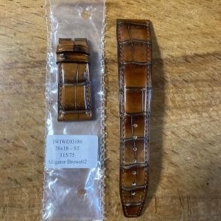 新品未使用 散らし IWC サントーニ製 アリゲーターベルト XL 新品未使用 散らし IWC サントーニ製 アリゲーターベルト XL