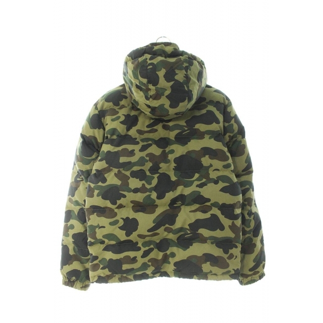 A BATHING APE(アベイシングエイプ)のアベイシングエイプ カモフラ柄 ジップアップダウンジャケット L メンズのジャケット/アウター(ダウンジャケット)の商品写真