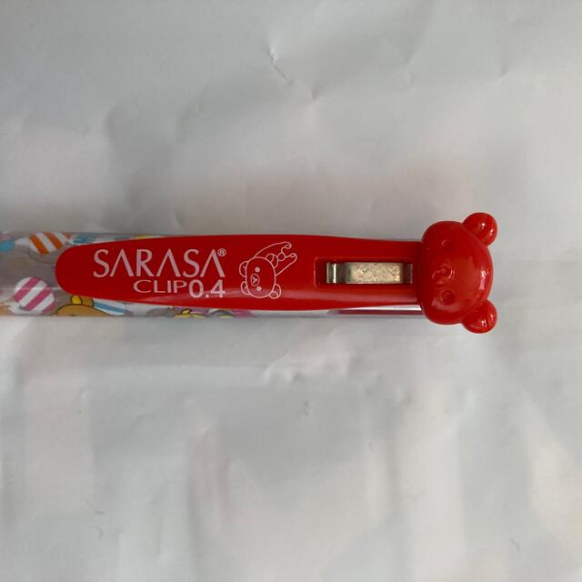 ZEBRA(ゼブラ)のリラックマ　0.4 赤　ボールペン　芯なし エンタメ/ホビーのおもちゃ/ぬいぐるみ(キャラクターグッズ)の商品写真