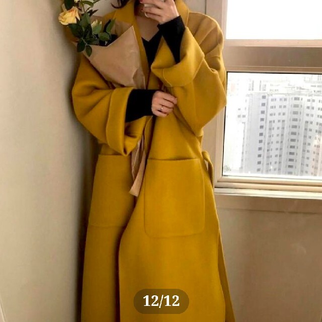 コメントお ウールオーバー ロングコート 2色展開の通販 by MSKONショップ|ラクマ レディース