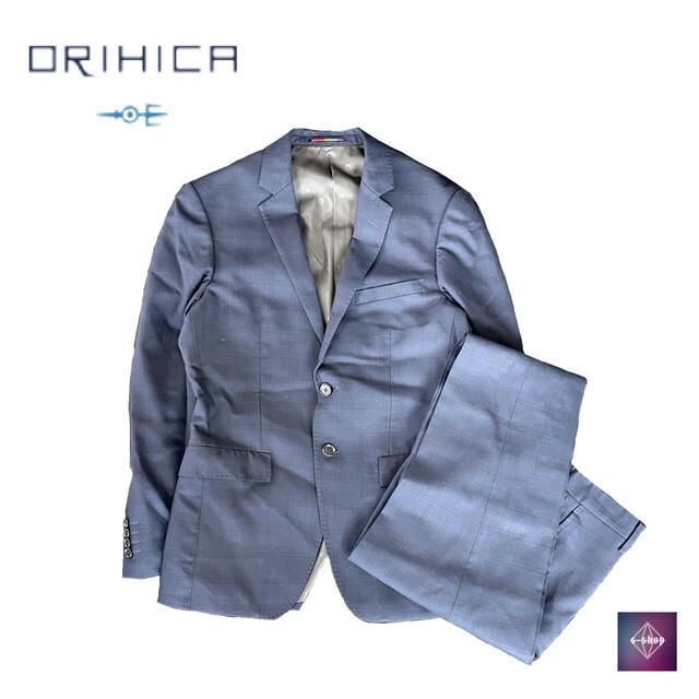 大人気定番商品 ORIHICA ネイビースリーピーススーツ - セットアップ