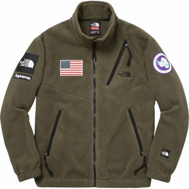 人気沸騰】 Supreme - 確実正規品 supreme the north face fleece M