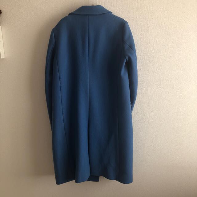 STUDIOUS(ステュディオス)のunited tokyo  チェスターコート　ブルー レディースのジャケット/アウター(チェスターコート)の商品写真