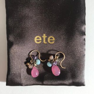 エテ(ete)の【値下げ】ete K18ピアス(ピアス)