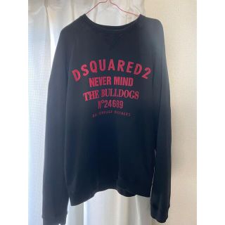 ディースクエアード(DSQUARED2)のディースクエアード  スウェット　XL 黒　正規品(スウェット)