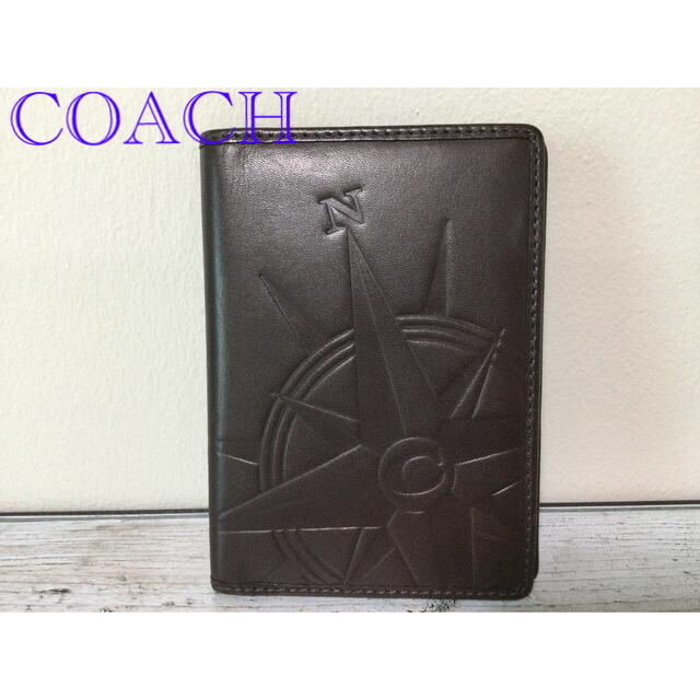 COACH(コーチ)のCOACH 本革カードケース  ダークブラウン メンズのファッション小物(名刺入れ/定期入れ)の商品写真