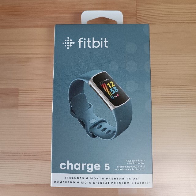 Fitbit Charge5 スチールブルー プラチナ