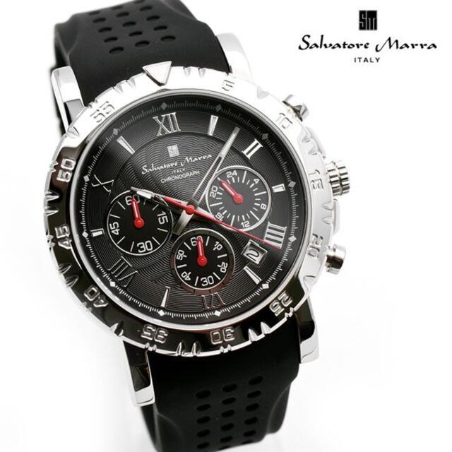 直送商品 - Marra Salvatore サルバトーレマーラ ラバーベルト クロノグラフ メンズ 腕時計 腕時計(アナログ)