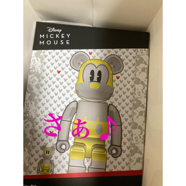 MEDICOM TOY(メディコムトイ)のBE@RBRICK FUTURE MICKEY 2021 100％ & 400％ ハンドメイドのおもちゃ(フィギュア)の商品写真
