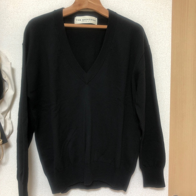 Shinzone(シンゾーン)のシンゾーン　busy knit ブラック レディースのトップス(ニット/セーター)の商品写真