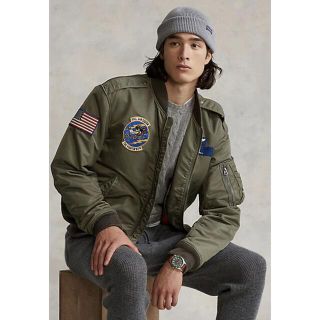 ポロラルフローレン(POLO RALPH LAUREN)のPolo Ralph Laulen ポロラルフローレンMA-1 XS 美品(ミリタリージャケット)