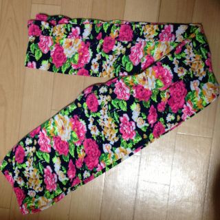 花柄レギンス(レギンス/スパッツ)