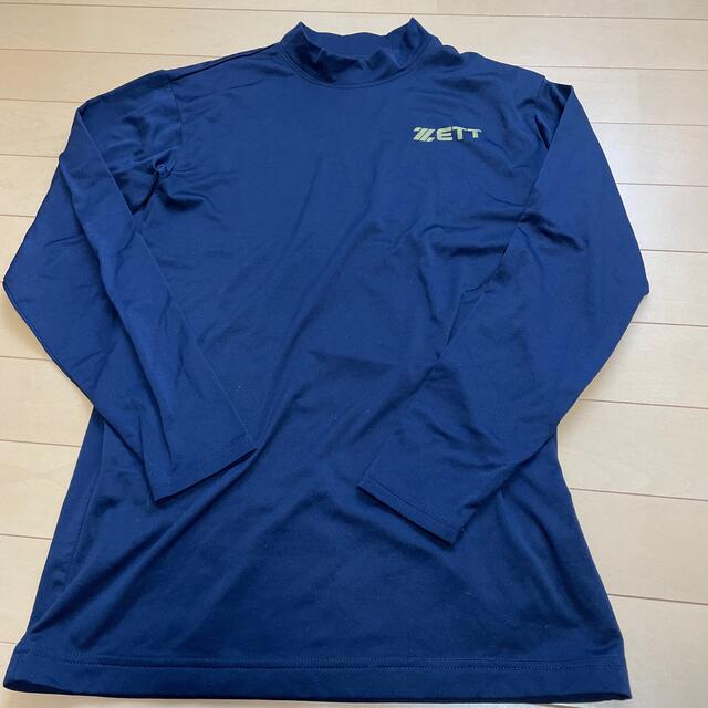 ZETT(ゼット)のＺＥＴＴ　　野球　アンダーシャツ　起毛タイプ　S 紺 スポーツ/アウトドアの野球(ウェア)の商品写真