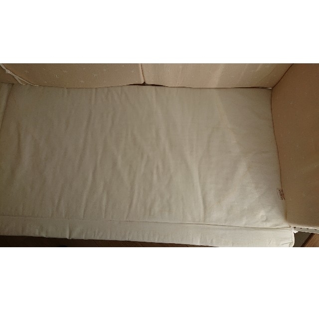 大和屋(ヤマトヤ)のそいねーる プラスロング soinel+long ホワイト キッズ/ベビー/マタニティの寝具/家具(ベビーベッド)の商品写真