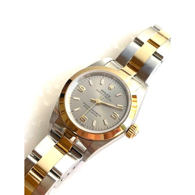 【限定価格セール！】 ROLEX - 【ROLEX】ロレックス　オイスターパーペチュアル　76183 イエローゴールド 腕時計