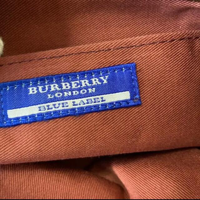 BURBERRY BLUE LABEL(バーバリーブルーレーベル)の【良品】BURBERRY BLUE LABEL ノバチェック　ウールハンドバッグ レディースのバッグ(ハンドバッグ)の商品写真