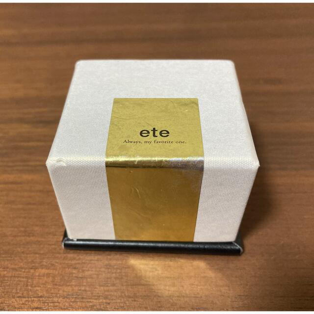 ete(エテ)の【co様専用】ete ピンキーリング　0号　K10 0.008ct レディースのアクセサリー(リング(指輪))の商品写真