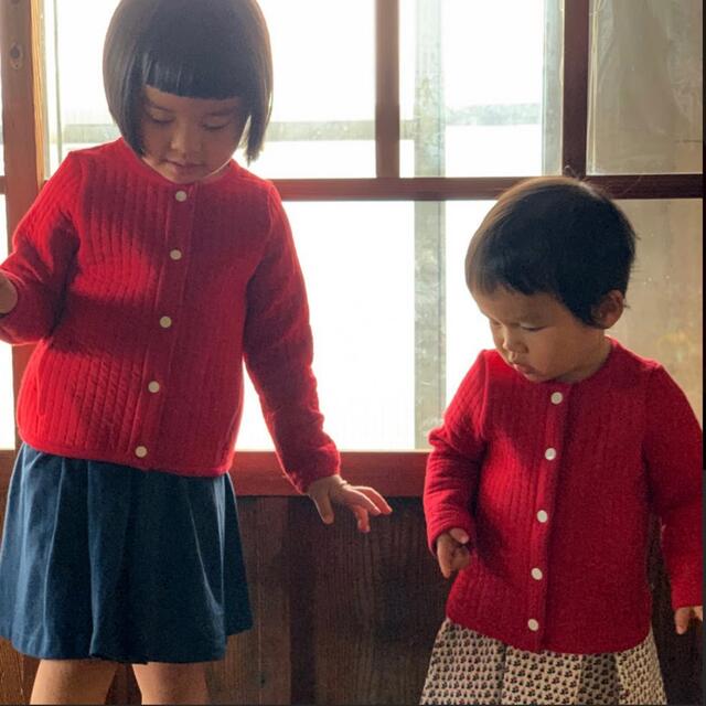 PETIT BATEAU(プチバトー)の【美品】プチバトー チュビックキルティング カーディガン キッズ/ベビー/マタニティのベビー服(~85cm)(カーディガン/ボレロ)の商品写真