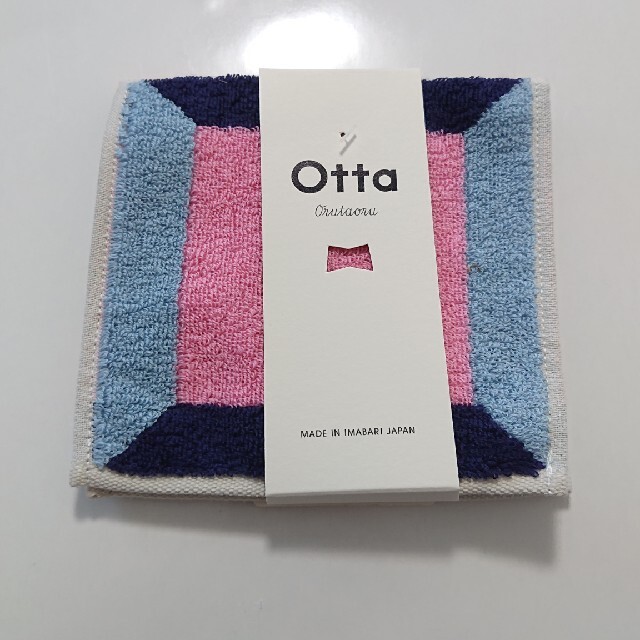 今治タオル(イマバリタオル)のOtta 今治 ハンカチ ハーフ 新品 レディースのファッション小物(ハンカチ)の商品写真