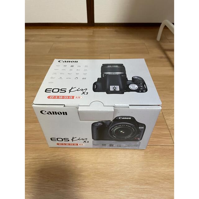 Canon(キヤノン)のEOS kiss X3 元箱　付属品一式 スマホ/家電/カメラのカメラ(ミラーレス一眼)の商品写真