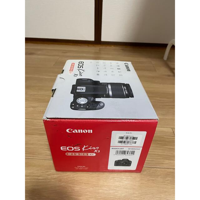 Canon(キヤノン)のEOS kiss X3 元箱　付属品一式 スマホ/家電/カメラのカメラ(ミラーレス一眼)の商品写真