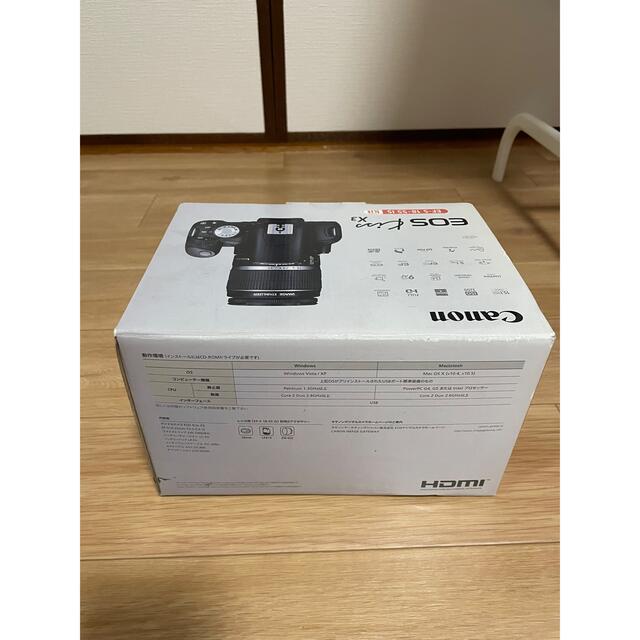 Canon(キヤノン)のEOS kiss X3 元箱　付属品一式 スマホ/家電/カメラのカメラ(ミラーレス一眼)の商品写真