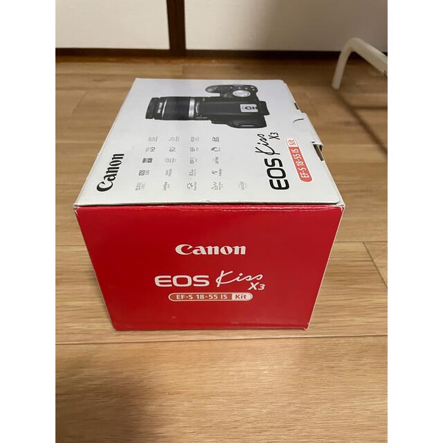 Canon(キヤノン)のEOS kiss X3 元箱　付属品一式 スマホ/家電/カメラのカメラ(ミラーレス一眼)の商品写真