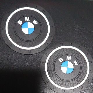 ビーエムダブリュー(BMW)のBMW ドリンクホルダーコースター2枚(車内アクセサリ)