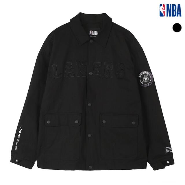 NBA Style レイカーズ　コーチジャケット メンズのジャケット/アウター(ブルゾン)の商品写真