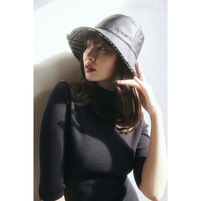 herlipto Tweed Bucket Hat バケットハット 黒 バケハの