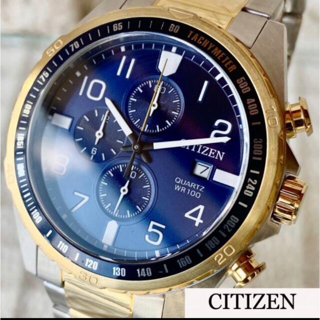 新品☆大特価☆CITIZEN/シチズン/クオーツ/クロノグラフ/カレンダー