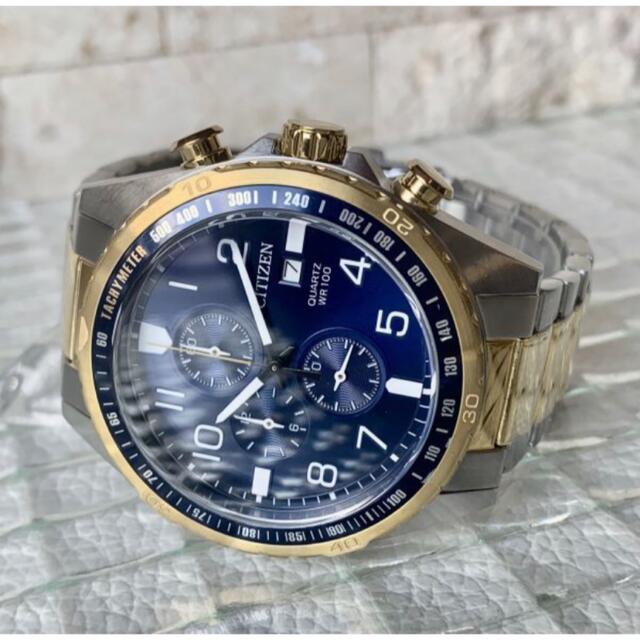 新品☆大特価☆CITIZEN/シチズン/クオーツ/クロノグラフ/カレンダー