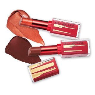 シュウウエムラ(shu uemura)の【シュウウエムラ】ルージュ　アンリミテッド　メタリック　MET OR555(口紅)