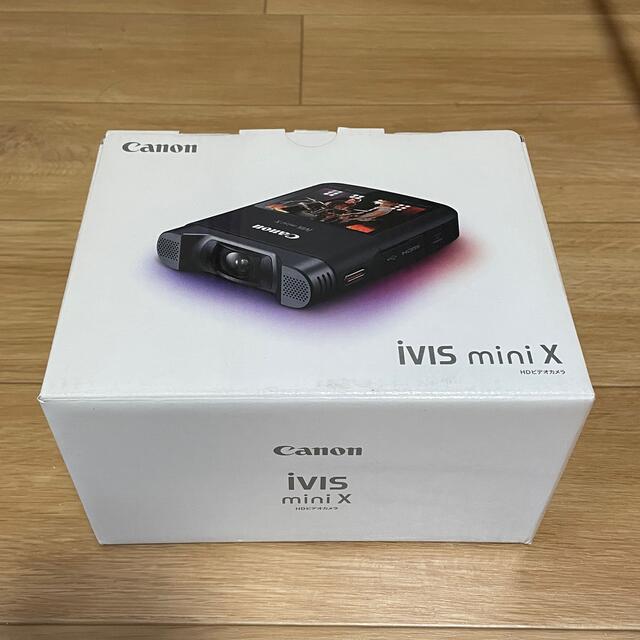 Canon(キヤノン)のCANON ivis miniX 元箱　充電アダプター スマホ/家電/カメラのカメラ(ビデオカメラ)の商品写真