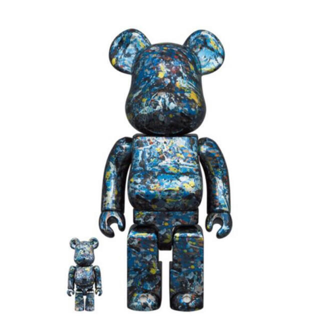 BE@RBRICK Jackson Pollock STUDIO CHROMEワールドワイドツアー