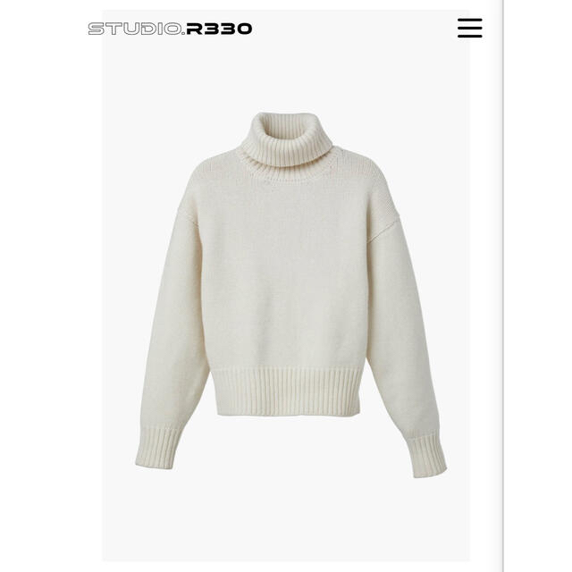 レディースSTUDIO.R330 ローラ TURTLE NECK KNIT SWEATER