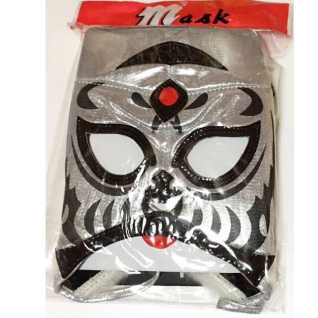 タイガーマスク風マスク　シルバー　新品　お値下げ不可
