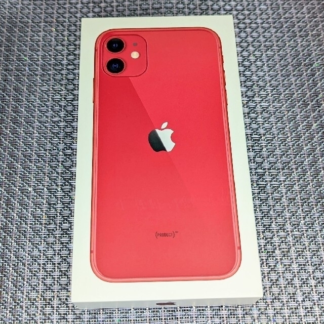 Iphone 11 128GB RED SIMフリー新品・未開封 - スマートフォン本体