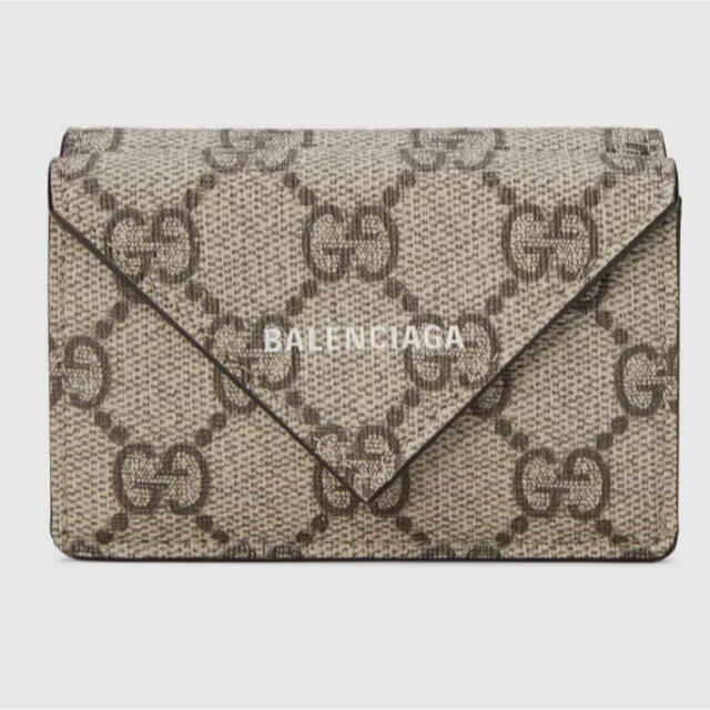 Gucci(グッチ)の新品・未開封 GUCCI × BALENCIAGA ペーパーミニウォレット 財布 メンズのファッション小物(折り財布)の商品写真