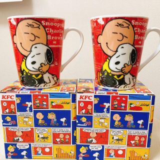 スヌーピー(SNOOPY)のケンタッキーのスヌーピーマグカップ(グラス/カップ)