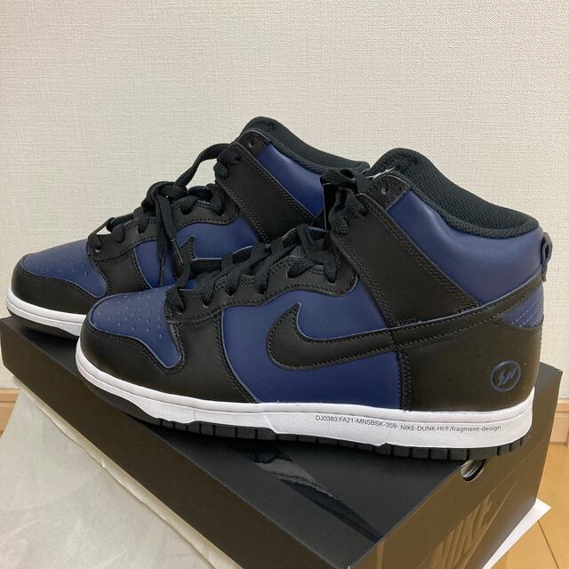 NIKE DUNK HI × Fragment design 27cm