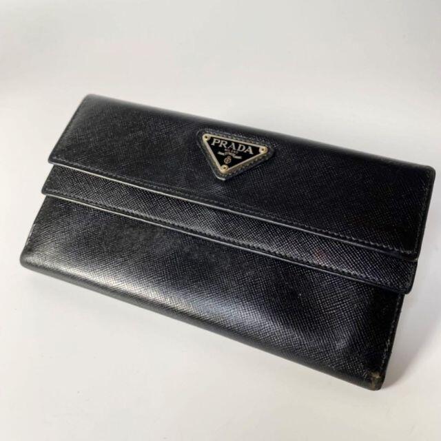 プラダ PRADA 長財布 Wホック 三角ロゴ サフィアーノ melollevo.com.bo
