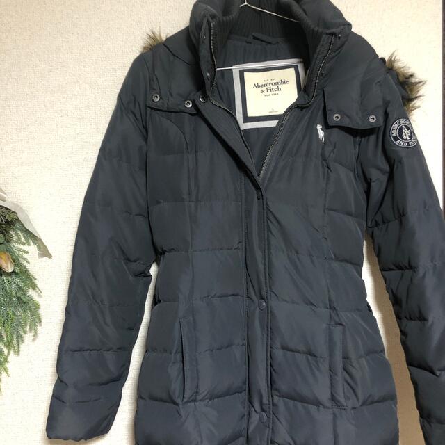 アバクロ 新品 ビーガンレザー ダウンコート Abercrombie&Fitch