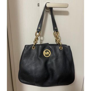 マイケルコース(Michael Kors)のマイケルコース 黒 チェーン(トートバッグ)